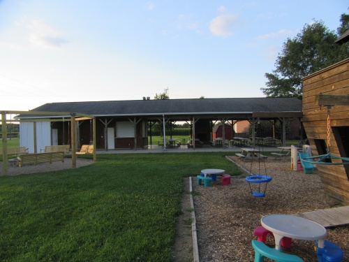 Playground and Picnic areas behind our Church. 08/2017